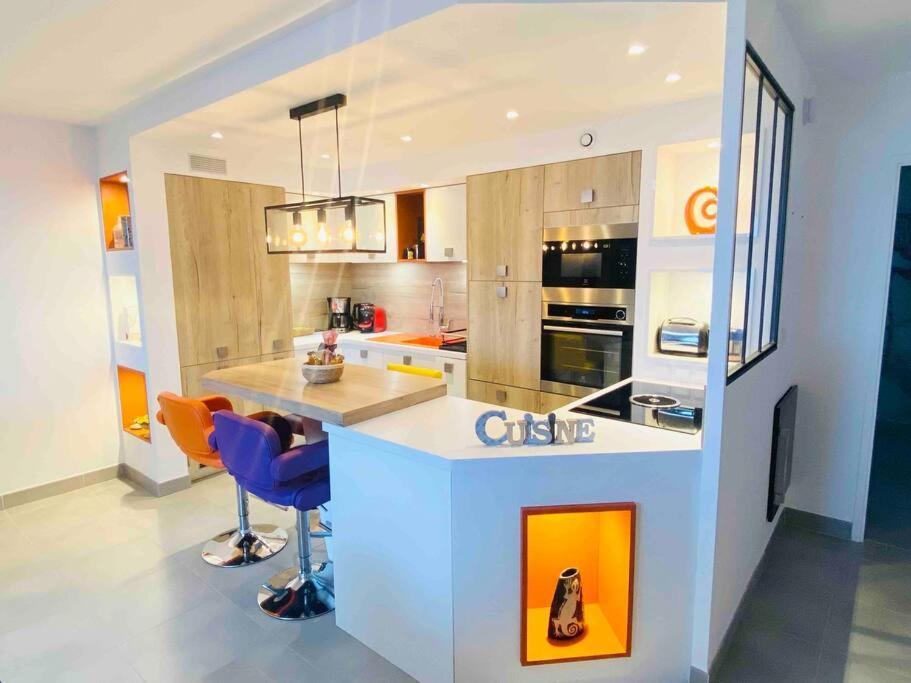 Luxueux T3 Piscine Et Vue Somptueuse Apartamento Sète Exterior foto